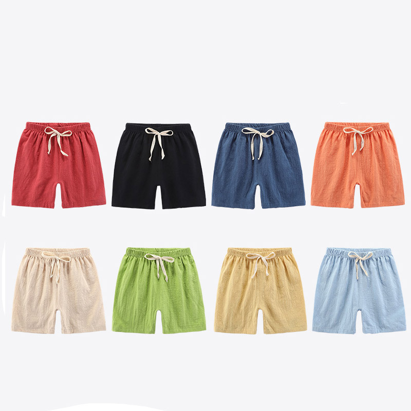 Summer Clothing For Teen Girls - Algodão e shorts de linho para