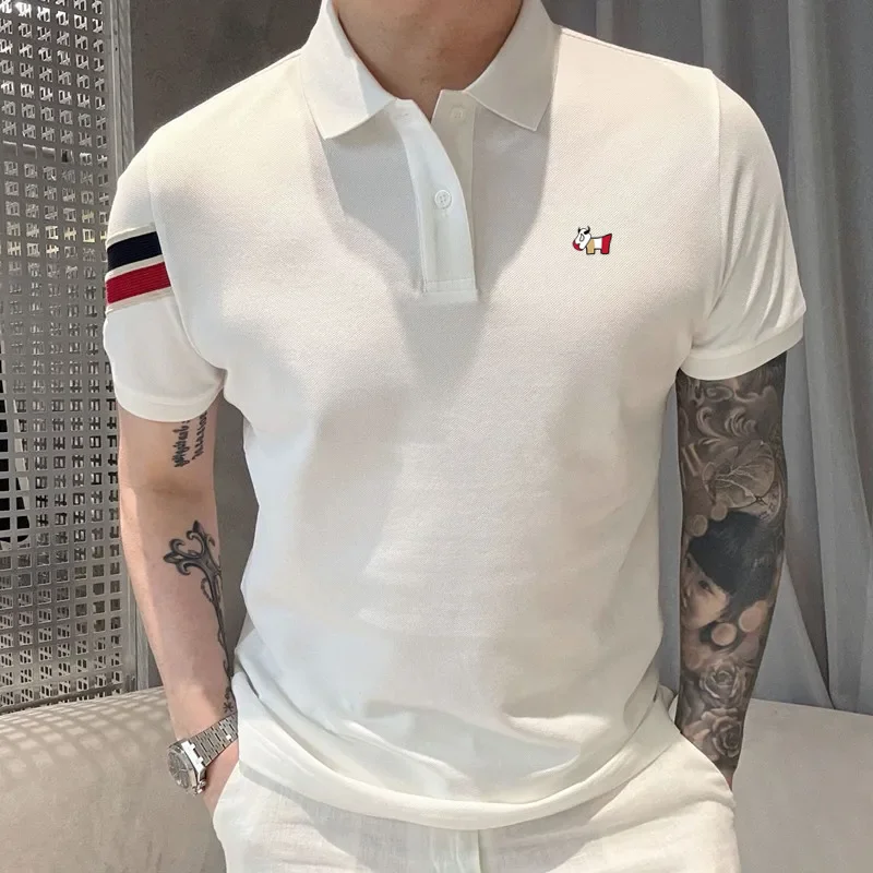Summer Clothing Brands Men - Camisa Polo Masculina de Golfe de