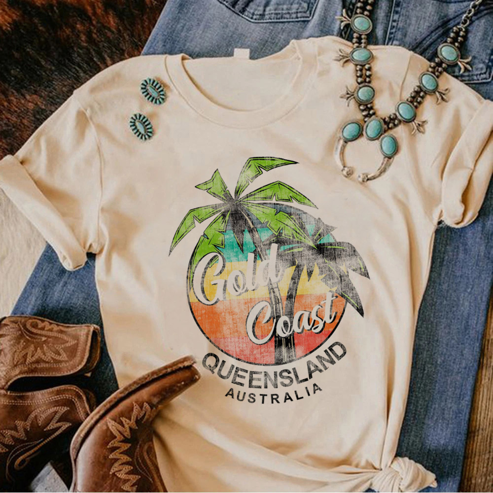 Summer Clothing Australia - Camiseta Anime australiana feminina, Vestuário de