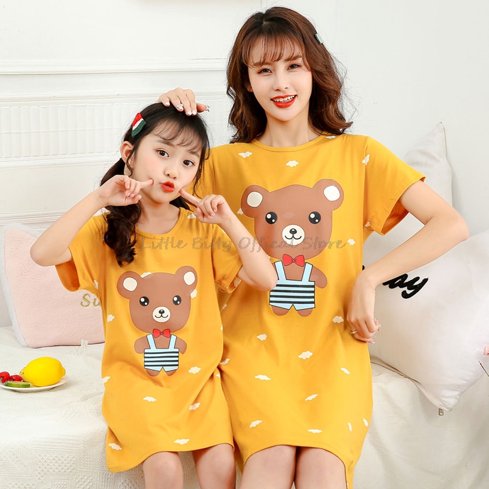 Summer Clothing For Teen Girls - Verão mãe filha noite vestido família