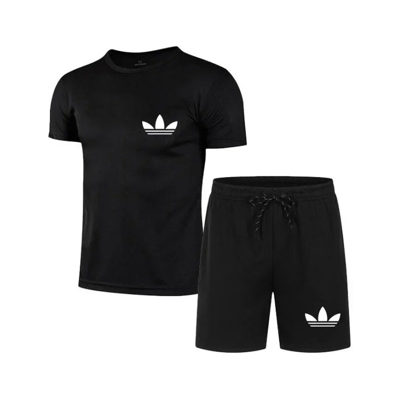Summer Clothing Brands Men - Conjunto de verão masculino, roupa esportiva