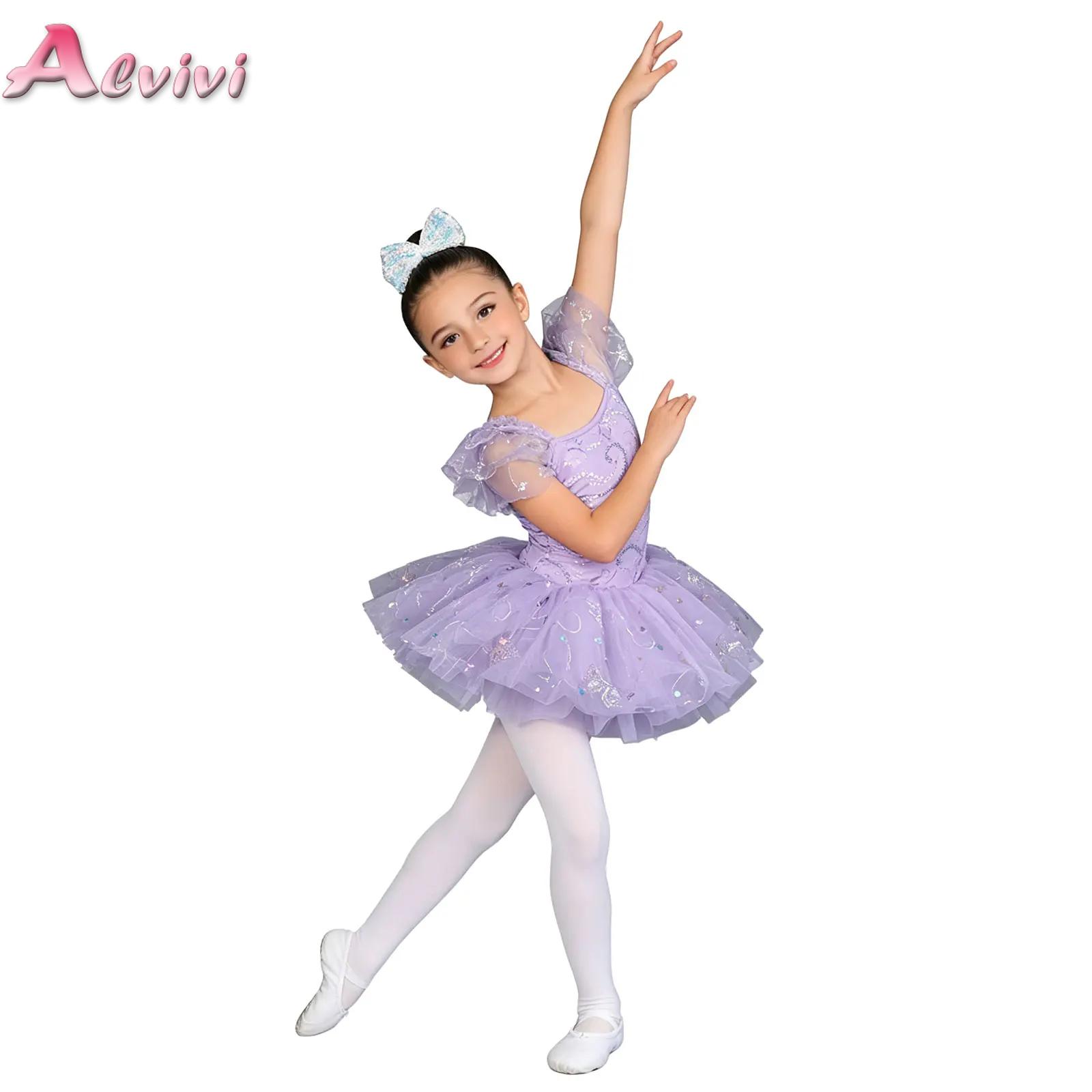 Summer Clothing For Kids Girls - Roupas de Performance para Crianças Princesas