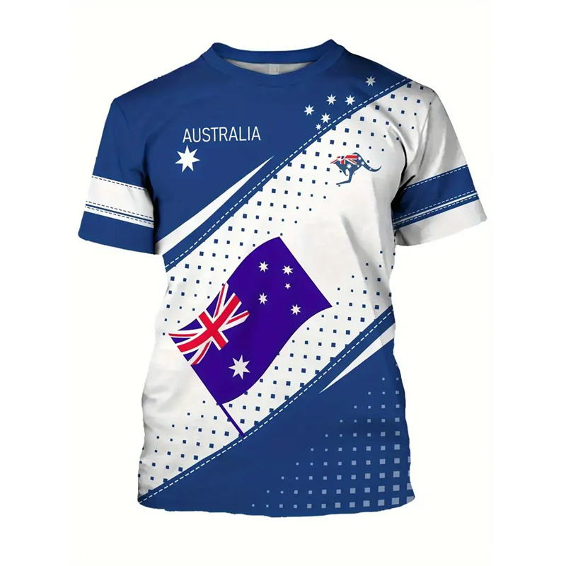 Summer Clothing Australia - Bandeira Nacional da Austrália dos homens