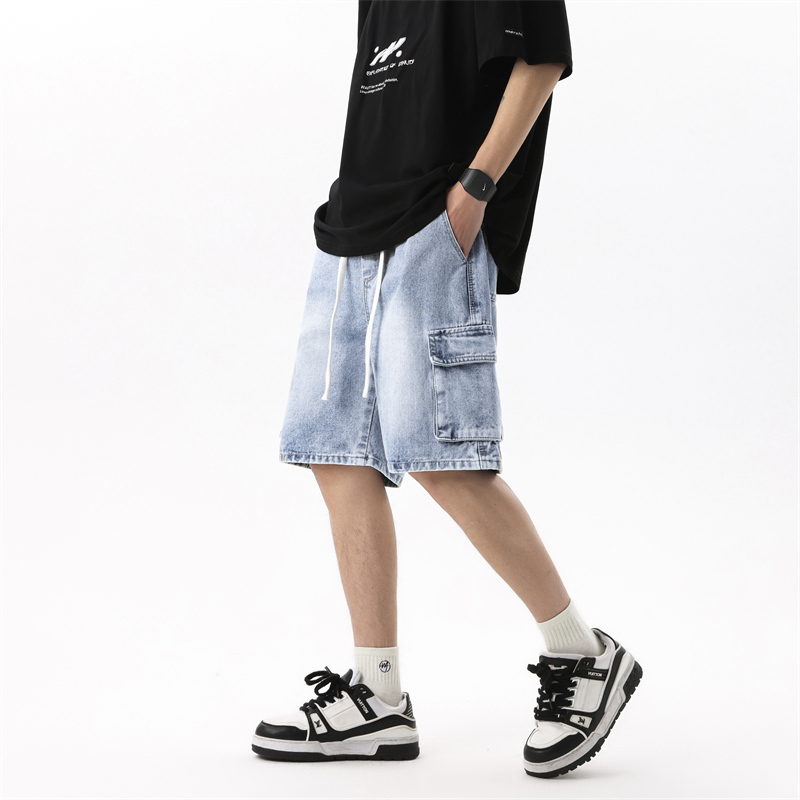 Summer Clothing Brands Men - Bermudas Jeans Masculinas de Verão, Moda
