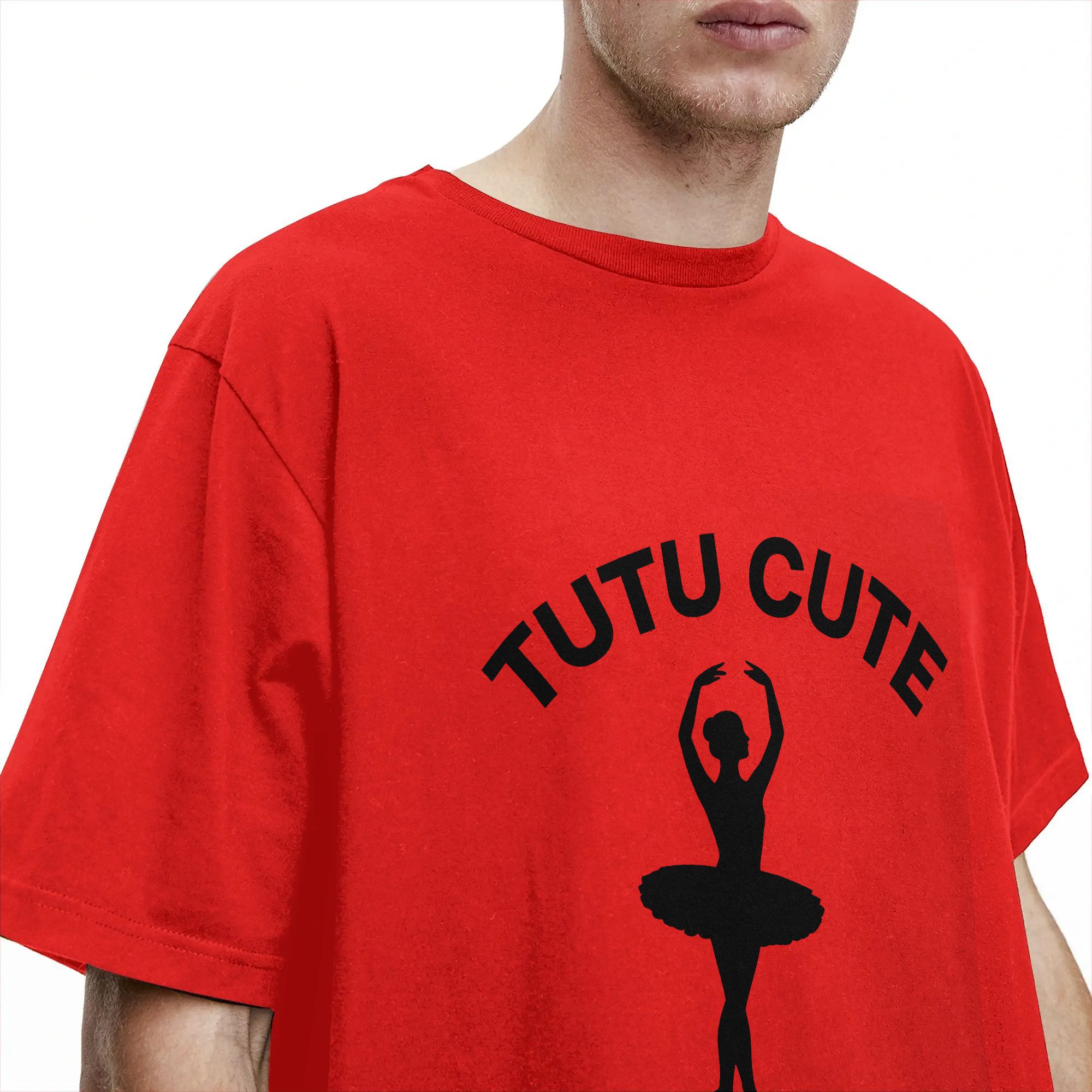 Camiseta tutu fofa para homens - Summer Clothing Words avaliação e preço