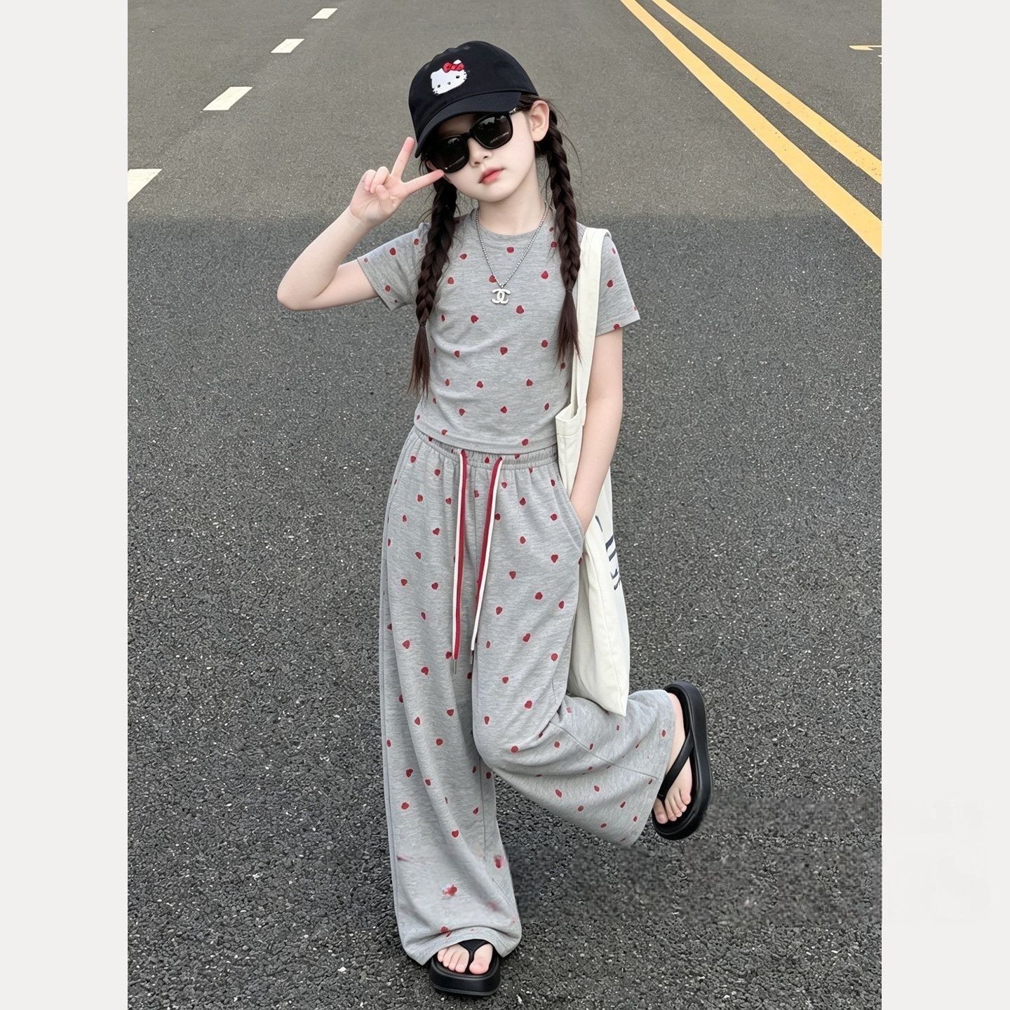Conjunto de Roupas de Verão pa - Summer Clothing For Teen Girls avaliação e preço