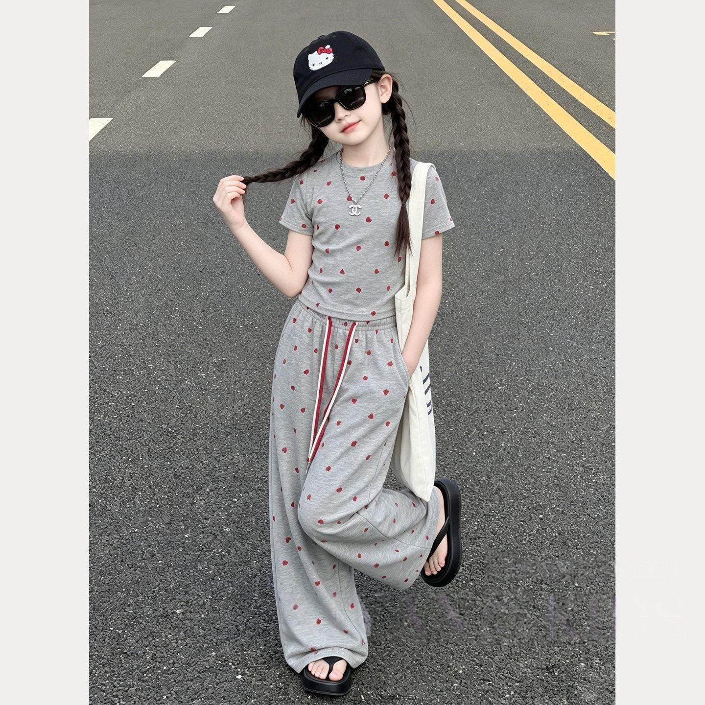 Conjunto de Roupas de Verão pa - Summer Clothing For Teen Girls avaliação e preço