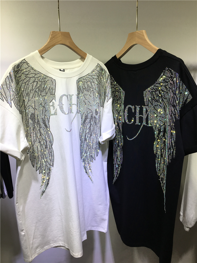 Unisex Oversized Rhinestone An - Summer Clothing Brands For Women avaliação e preço