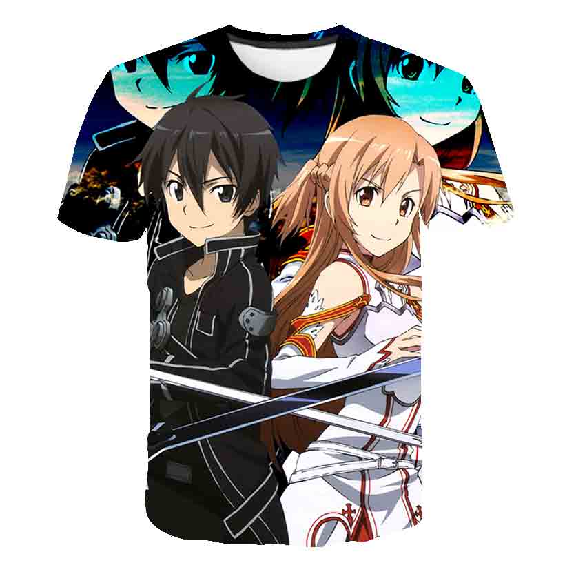 Anime 3d-impresso espada arte  - Summer Clothing Online Shopping avaliação e preço