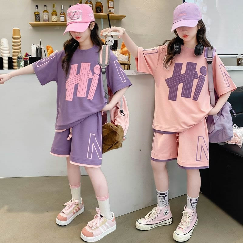 Conjuntos de Camisetas para Me - Summer Clothing For Teen Girls avaliação e preço