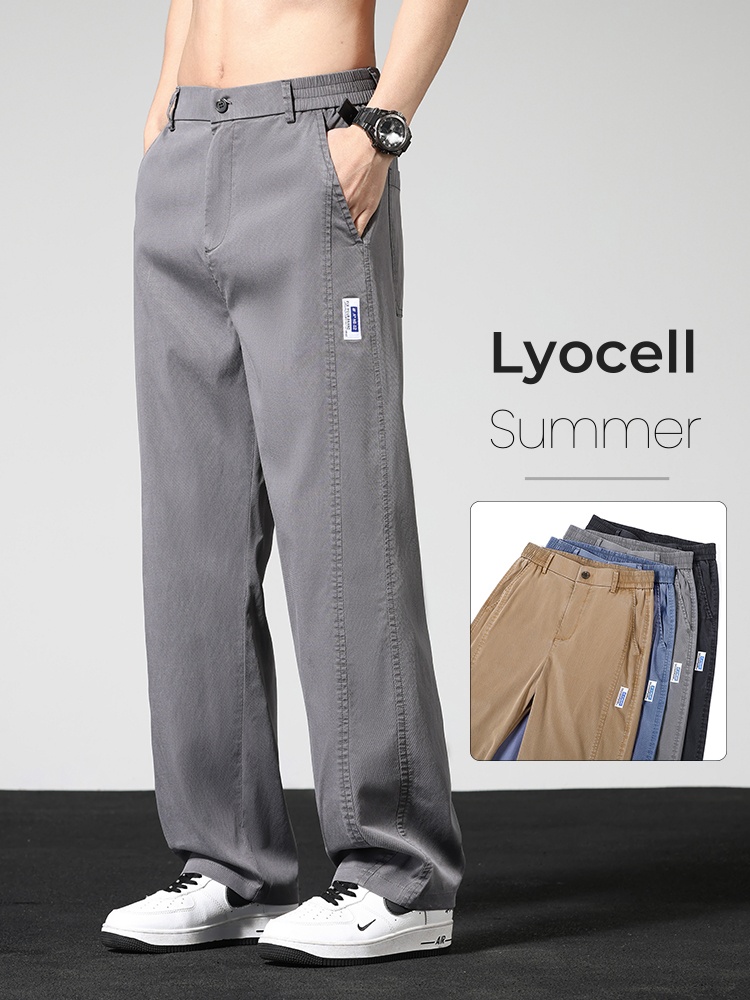 Verão fino calças casuais dos  - Summer Clothing Brands Men avaliação e preço