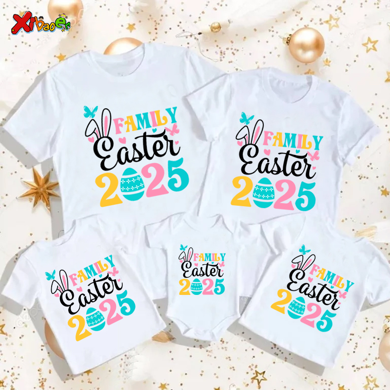 Páscoa família camisa festa fa - Summer Clothing New Look avaliação e preço