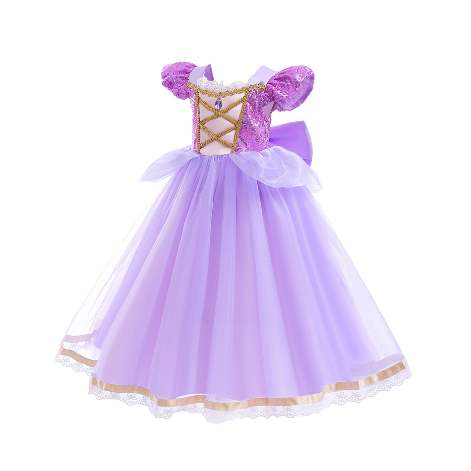 Verão rapunzal menina vestido  - Summer Clothing For Kids Girls avaliação e preço