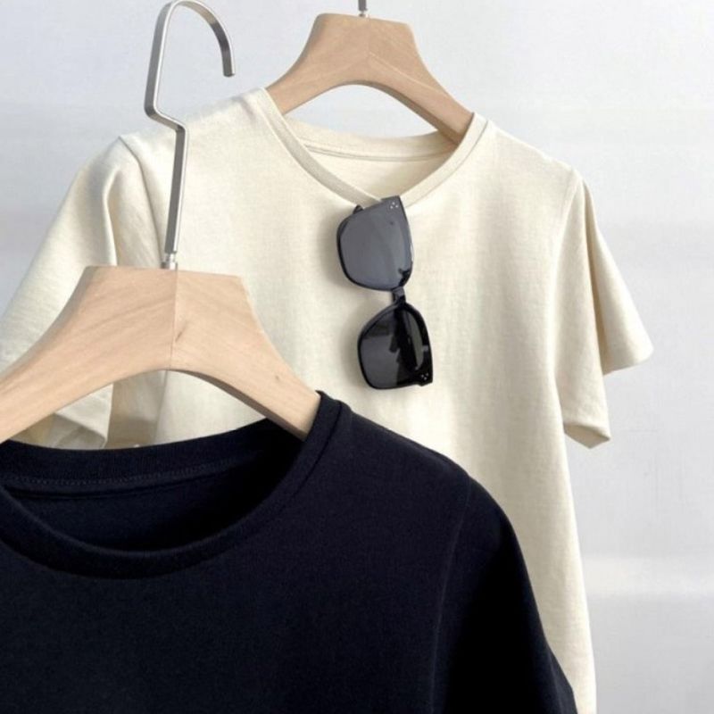Verão nova simplicidade sólida - Summer Clothing Trends For Women avaliação e preço