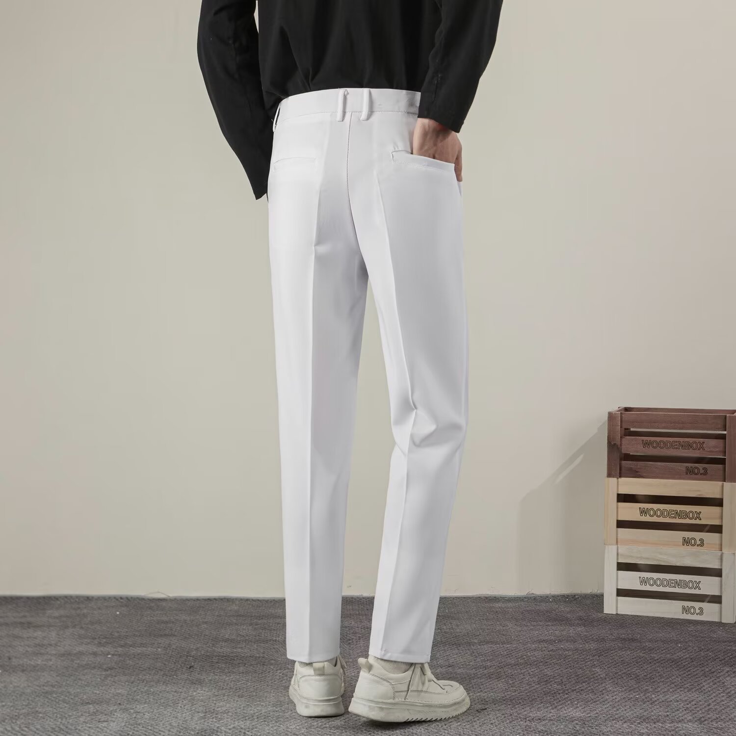 Verão masculino cor sólida em  - Summer Clothing Brands Men avaliação e preço