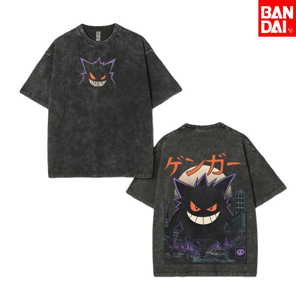 Camiseta Masculina Pokémon Gas - Vintage Summer Clothing Men avaliação e preço