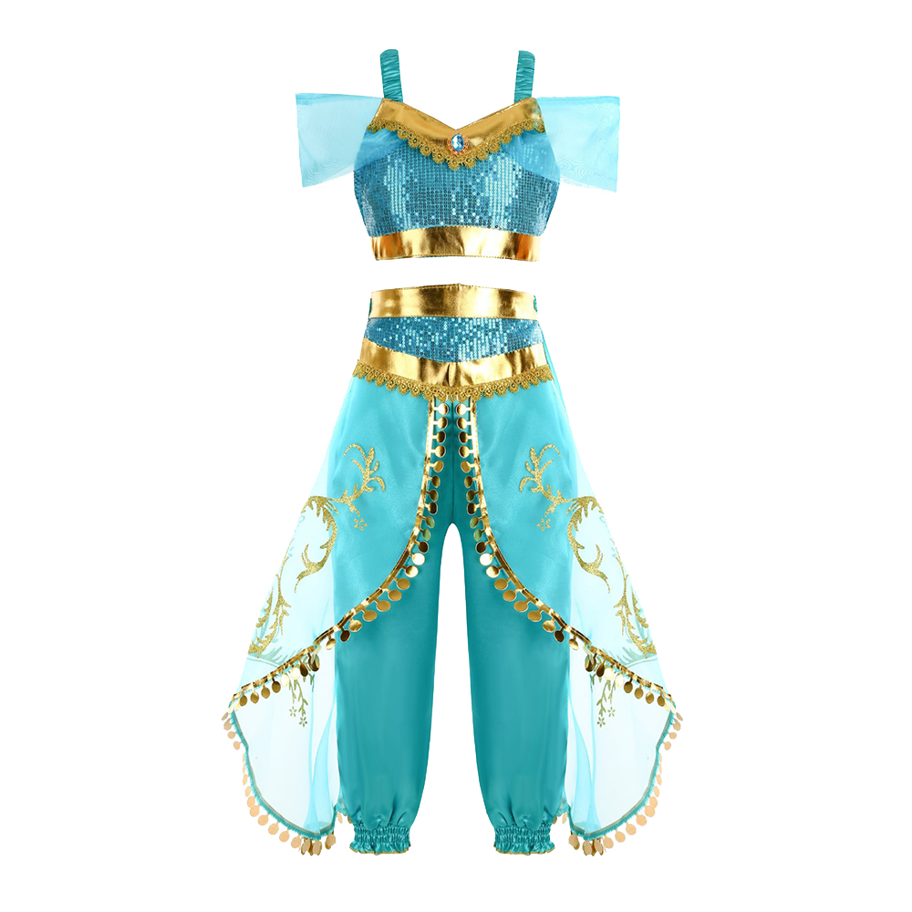 Fantasia de Jasmine para Menin - Summer Clothing For Kids Girls avaliação e preço