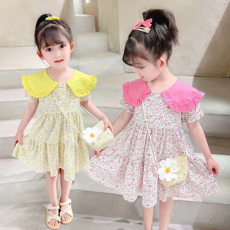 2 pçs verão amarelo floral cri - Summer Clothing For Teen Girls avaliação e preço