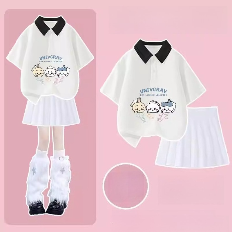Camisa Polo e Saia Curta Estam - Summer Clothing New Look avaliação e preço