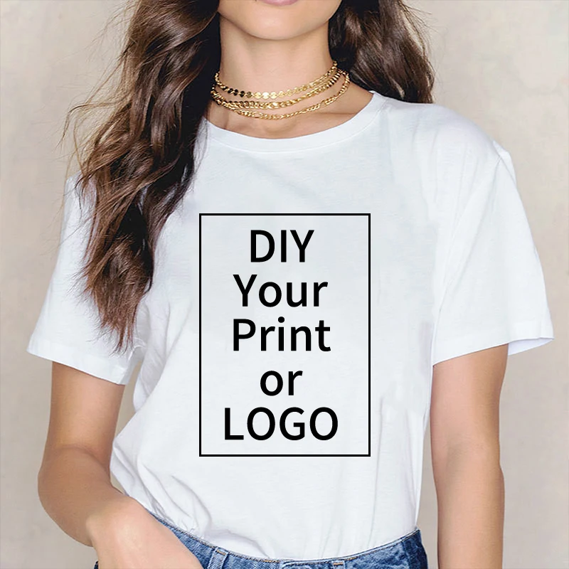 Camiseta personalizada feminin - Summer Clothing Brands For Women avaliação e preço