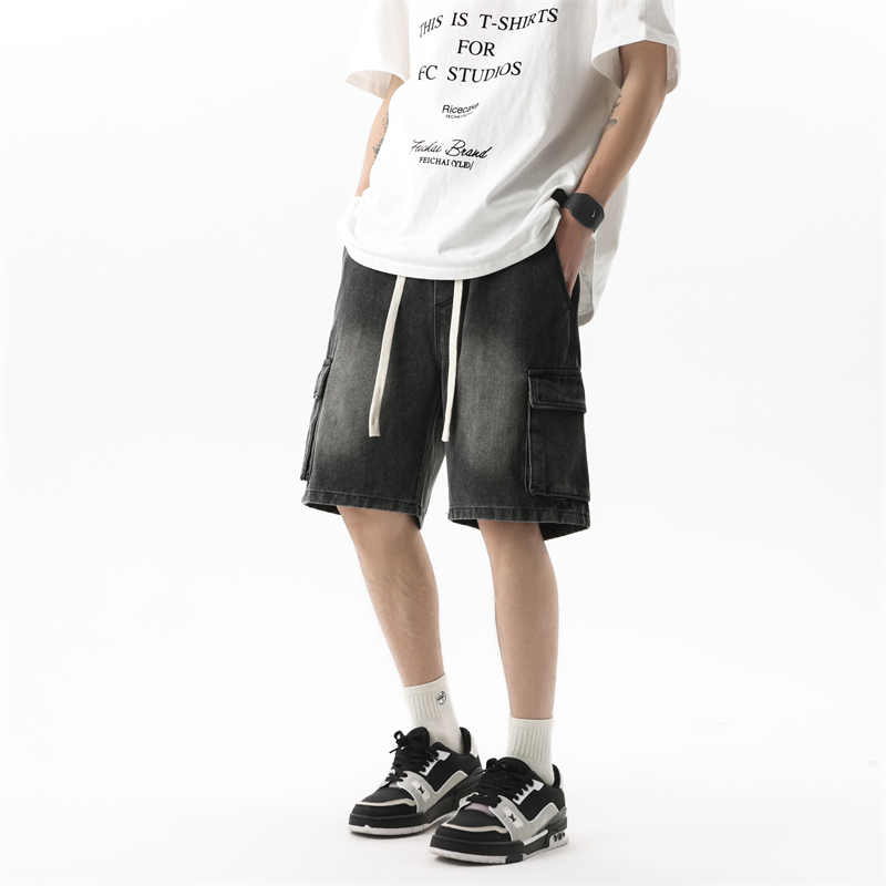 Bermudas Jeans Masculinas de V - Summer Clothing Brands Men avaliação e preço