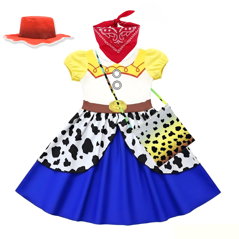 Fantasia de Cowgirl Ocidental  - Summer Clothing For Kids Girls avaliação e preço